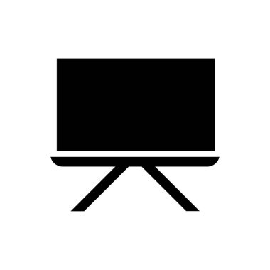 Akümülatör vektör glif simgesi