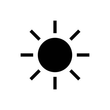 Hilal vektör glif simgesi