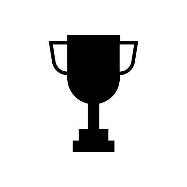 Winner Cup Glyph Icon — Stock Vector