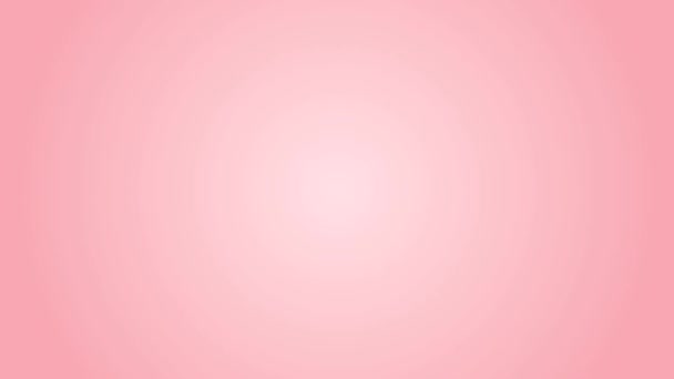 ピンクのアニメーションの背景 虹色のグラデーションスペルアニメーション — ストック動画