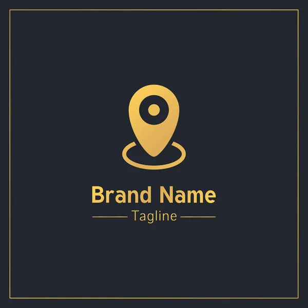 Plantilla Diseño Logotipo Profesional Oro — Vector de stock