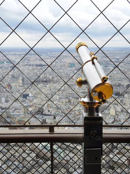 Telescopio Torre Eiffel París Francia —  Fotos de Stock