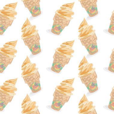 desen tatlı dondurma çizim grafik nesnesi 