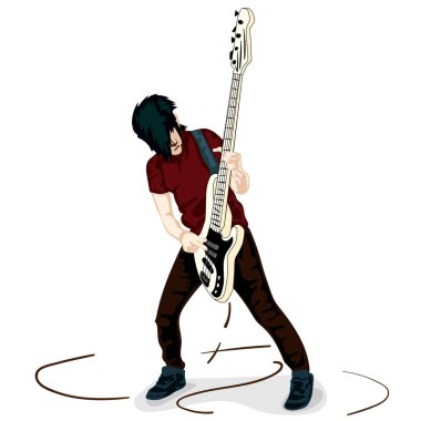 gitar man oyun müzik grafik nesnesi