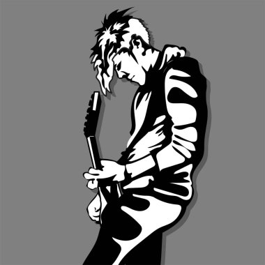 gitar man oyun müzik grafik nesnesi