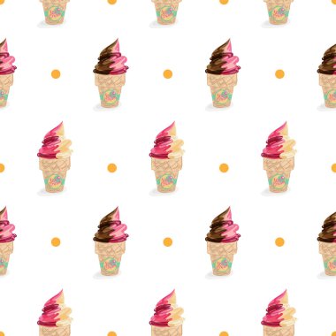 desen tatlı dondurma çizim grafik nesnesi 