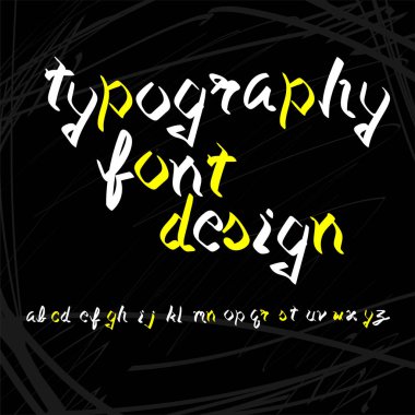 tipografi yazı tipi alfabe karakteri harf grafik tasarım