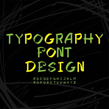 tipografi yazı tipi alfabe karakteri harf grafik tasarım