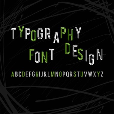 tipografi yazı tipi alfabe karakteri harf grafik tasarım