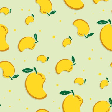 meyve desen arka plan grafik mango