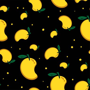 meyve desen arka plan grafik mango