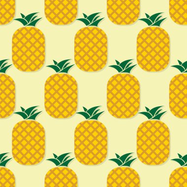 meyve desen arka plan grafik ananas