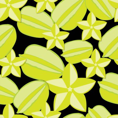 arka plan grafiğinin Carambola meyve desen