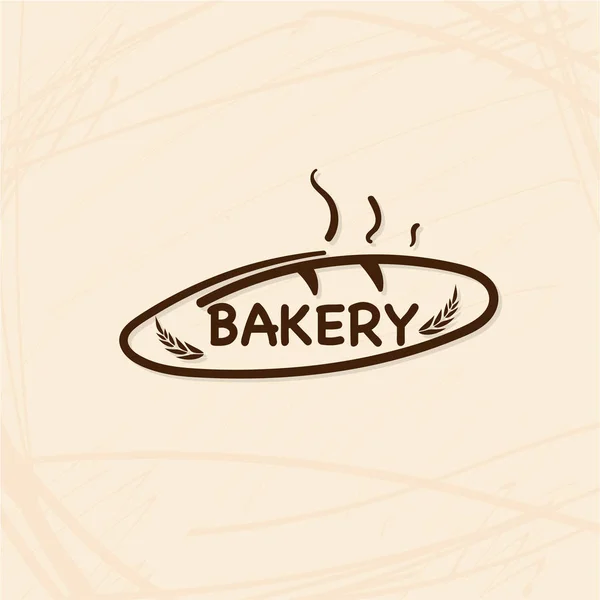 Bäckerei Brot Restaurant Marke Logo Symbol Symbol Grafik Design — Stockvektor