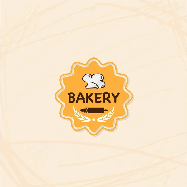 Bäckerei Brot Restaurant Marke Logo Symbol Symbol Grafik Design — Stockvektor