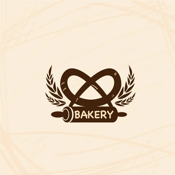 Хлібний Хліб Ресторан Бренд Логотип Значок Графічний Дизайн — стоковий вектор