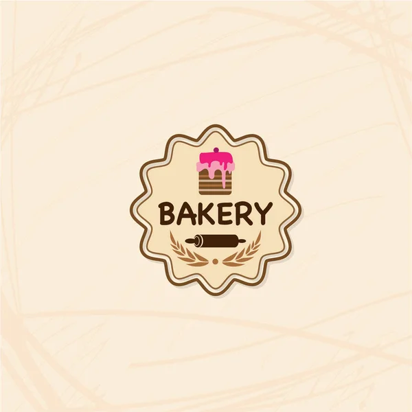 Panadería Pan Restaurante Marca Logotipo Símbolo Icono Diseño Gráfico — Vector de stock