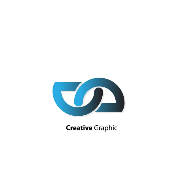 Simge Simge Logo Işareti Grafik Vektör Şablon Tasarım Öğesi — Stok Vektör