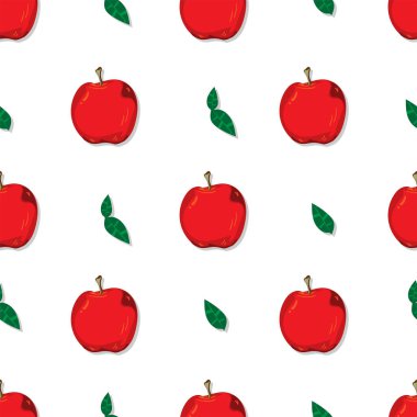 meyve desen arka plan grafik elma