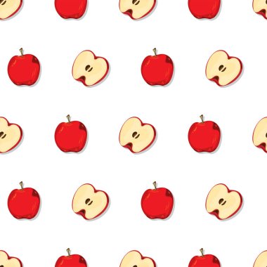 meyve desen arka plan grafik elma