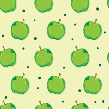 meyve desen arka plan grafik elma