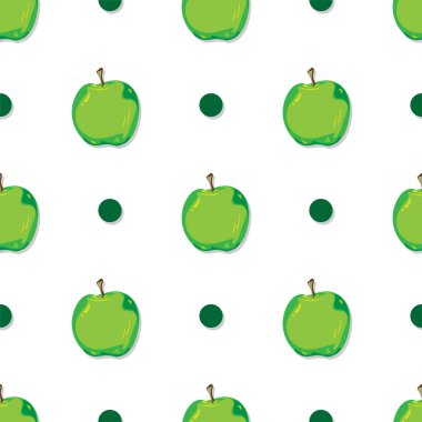 meyve desen arka plan grafik elma