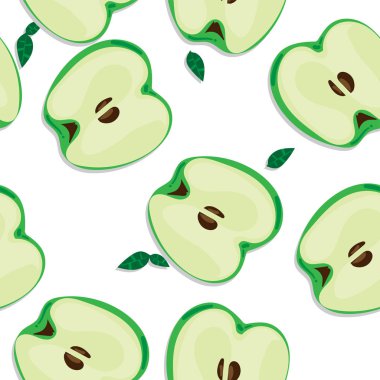 meyve desen arka plan grafik elma