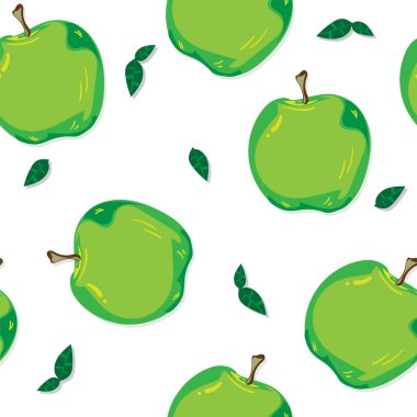 meyve desen arka plan grafik elma