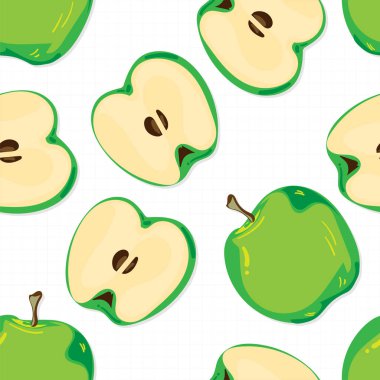 meyve desen arka plan grafik elma