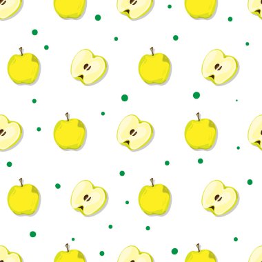 meyve desen arka plan grafik elma
