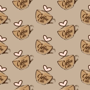 kahve deseni arka plan grafiği