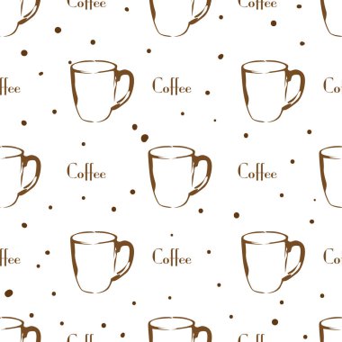 kahve deseni arka plan grafiği