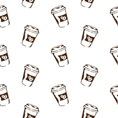 kahve deseni arka plan grafiği