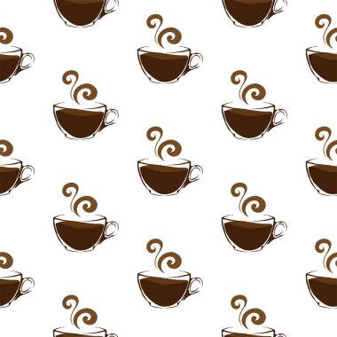 kahve deseni arka plan grafiği