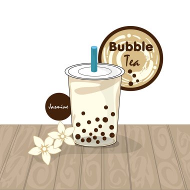 kabarcık çay grafik fincan