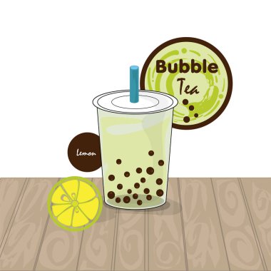 kabarcık çay grafik fincan