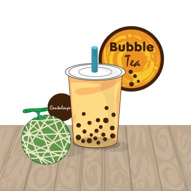 kabarcık çay grafik fincan