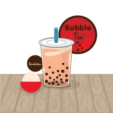 kabarcık çay grafik fincan