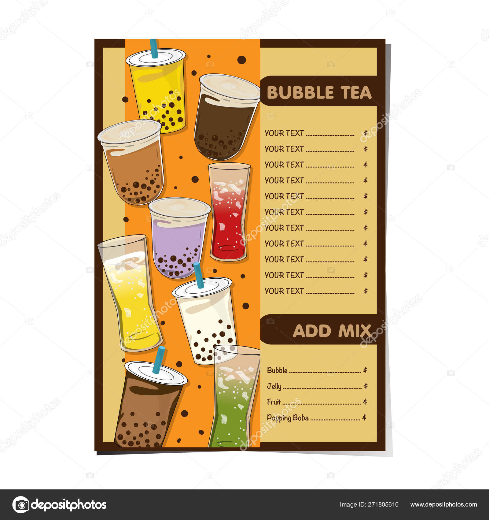 Bạn là một người kinh doanh trà sữa và đang muốn tạo một mẫu đồ họa sáng tạo cho cửa hàng của mình? Với mẫu đồ họa trà sữa của chúng tôi, bạn sẽ dễ dàng tạo ra nhiều sản phẩm sang trọng, tinh tế, thu hút khách hàng đến với cửa hàng của bạn. 