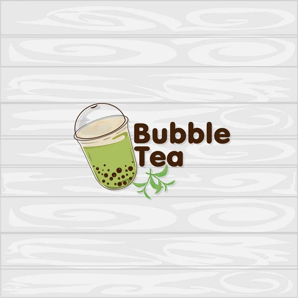 泡泡茶标志图标图形模板 — 图库矢量图片