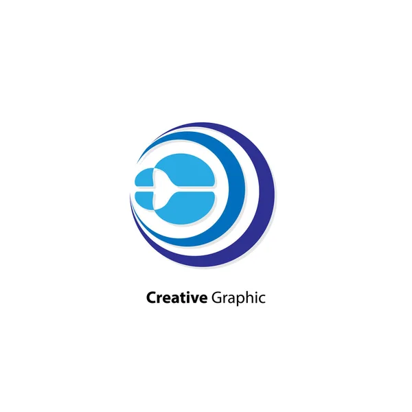 Иконка Логотип Знак Графический Векторный Шаблон Элемент Дизайна — стоковый вектор