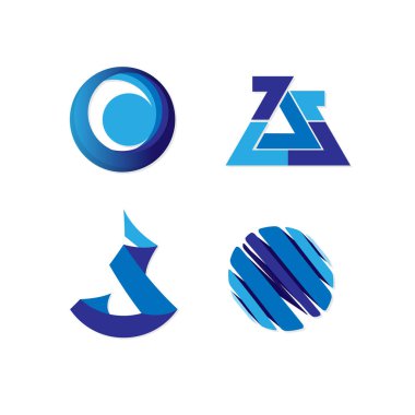 simge simgesi logo işareti grafik vektör şablonu tasarım öğesi seti