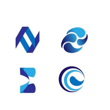 simge simgesi logo işareti grafik vektör şablonu tasarım öğesi seti