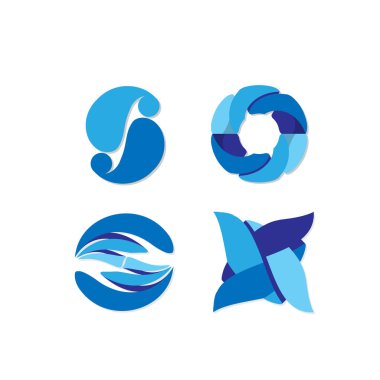 simge simgesi logo işareti grafik vektör şablonu tasarım öğesi seti