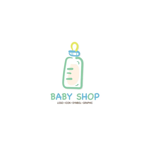 Baby Grafisches Symbol Symbol Logo — Stockvektor