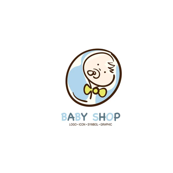 Symbolbild Für Babygrafik — Stockvektor