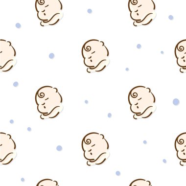 bebek grafik desen duvar kağıdı nesne