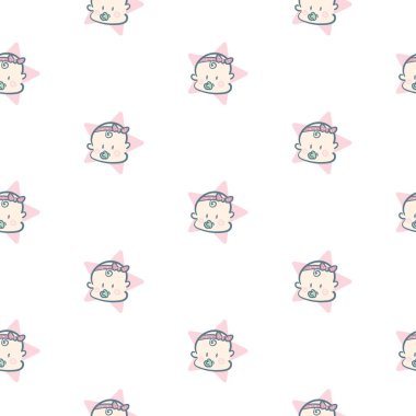 bebek grafik desen duvar kağıdı nesne