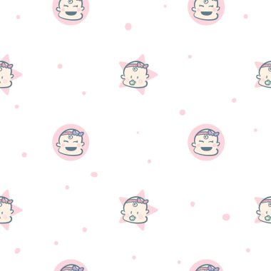 bebek grafik desen duvar kağıdı nesne