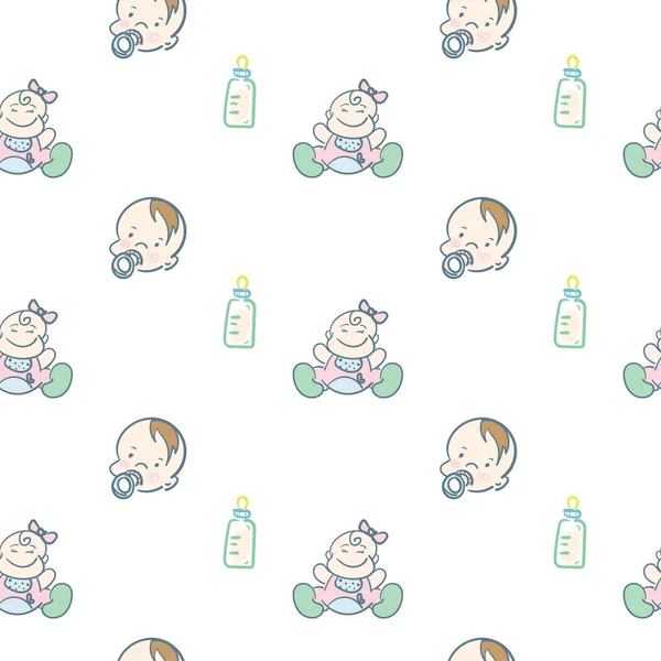 bebek grafik desen duvar kağıdı nesne